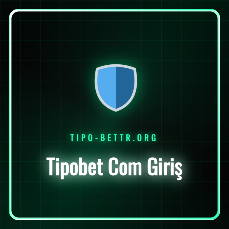 Tipobet Com Giriş ekranını gösteren bir dizüstü bilgisayar.