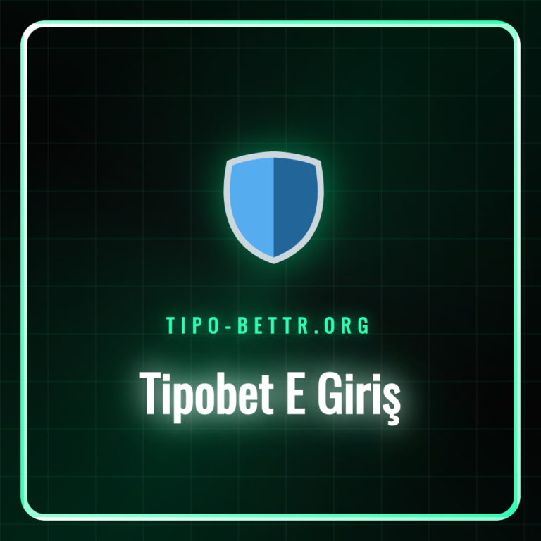 Tipobet e giriş ekranını gösteren bir dizüstü bilgisayar ekranı.