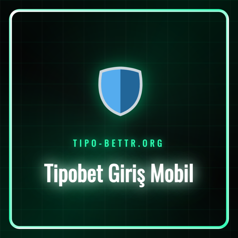 Tipobet giriş mobil arayüzünü gösteren bir akıllı telefon.