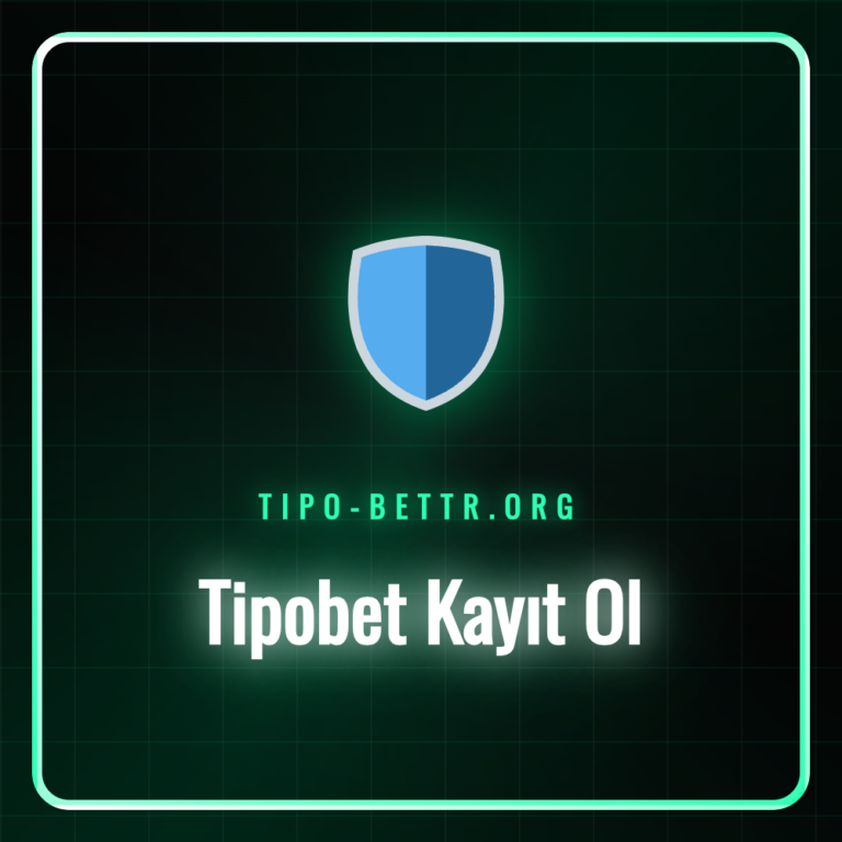 Tipobet Kayıt Ol işlemi için adımları gösteren ekran görüntüsü.